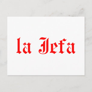 La jefa vykort