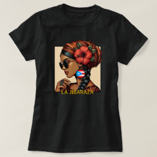 La Jibaraza 2 – Puertoricansk Jíbara • Boricua T Shirt