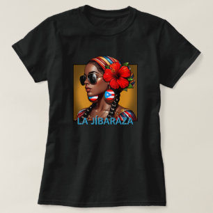 La Jibaraza 4 – Puertoricansk Jíbara • Boricua T Shirt