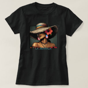 La Jibaraza 8 – Puertoricansk Jíbara • Boricua T Shirt