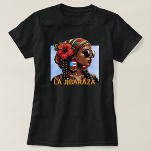La Jibaraza 9 – Puertoricansk Jíbara • Boricua T Shirt