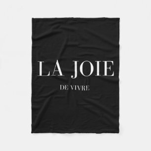 La Joie de Vivre the Joy of Life Fleecefilt
