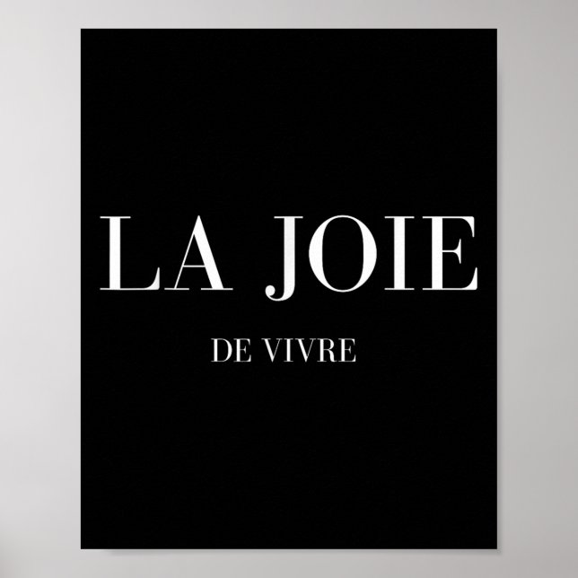 La Joie de Vivre the Joy of Life Poster (Framsidan)