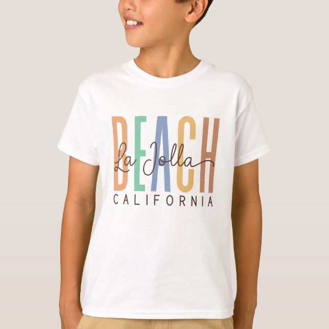 La Jolla Beach California (Sands) T Shirt (Framsida)