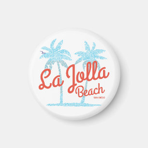 La Jolla Beach San Diego California Vintage Handfl Magnet