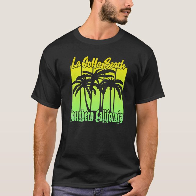 La Jolla Beach Southern California T Shirt (Framsida)