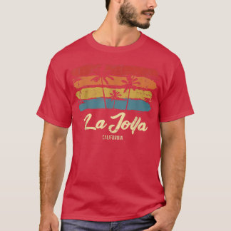 La Jolla California Handflatan Träd CA Retro T Shirt