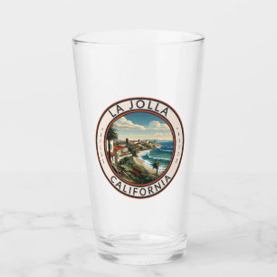 La Jolla California Kusten Travel Art Retro Glaskopp