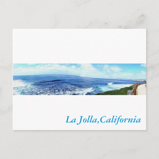 La Jolla California Postcard Vykort (Framsida)
