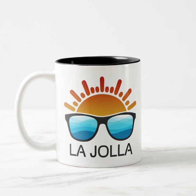 La Jolla California Solglasögon Två-Tonad Mugg (Vänster)