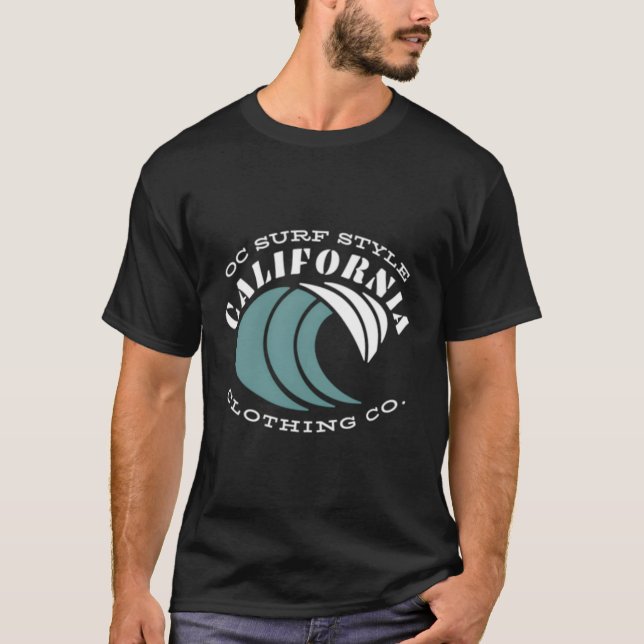 La Jolla California Sunset Circle T Shirt (Framsida)