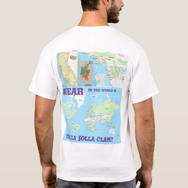 La Jolla CLAM DIP t-Shirt (Baksida)