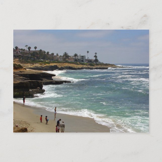 La Jolla Cove Beach Vykort (Framsida)