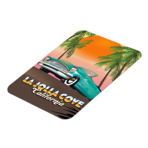 La Jolla Cove California-reseaffisch Magnet
