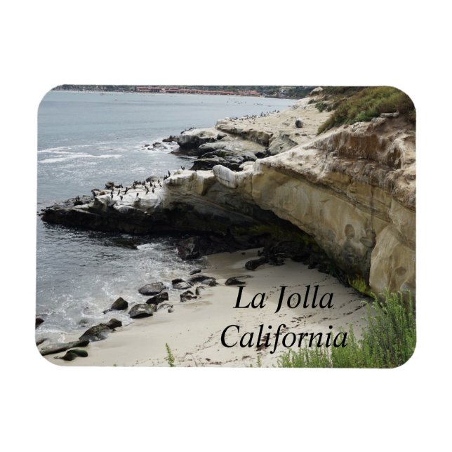 La Jolla Cove i Kalifornien Magnet (Horisontell)