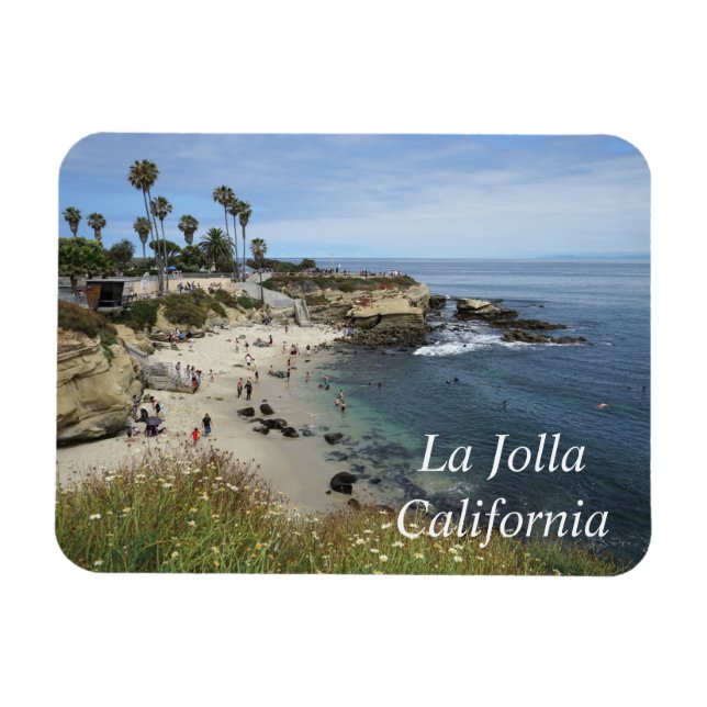 La Jolla Cove i Kalifornien Magnet (Horisontell)