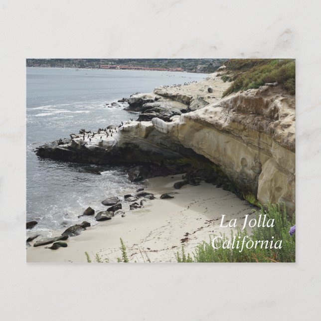 La Jolla Cove i Kalifornien Vykort (Framsida)