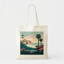 La Jolla Cove San Diego California Retro