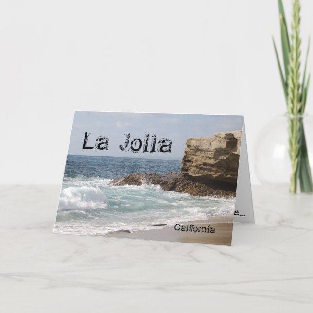 La Jolla Kalifornien Kort (Framsida)
