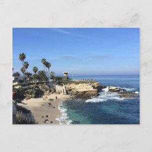 La Jolla Kusten Meddelande Vykort