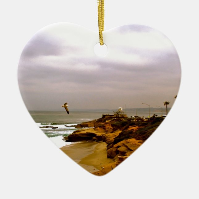 La Jolla liv Julgransprydnad Keramik (Framsidan)