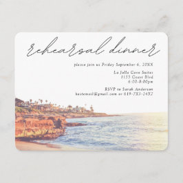 La Jolla Rehearsal Midsal-Bröllop-visitkort Tilläggskort