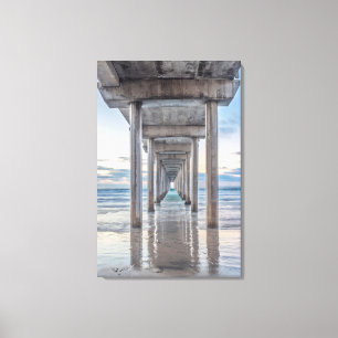 La Jolla, Scripps Pier Canvastryck