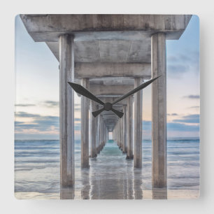 La Jolla, Scripps Pier Fyrkantig Klocka