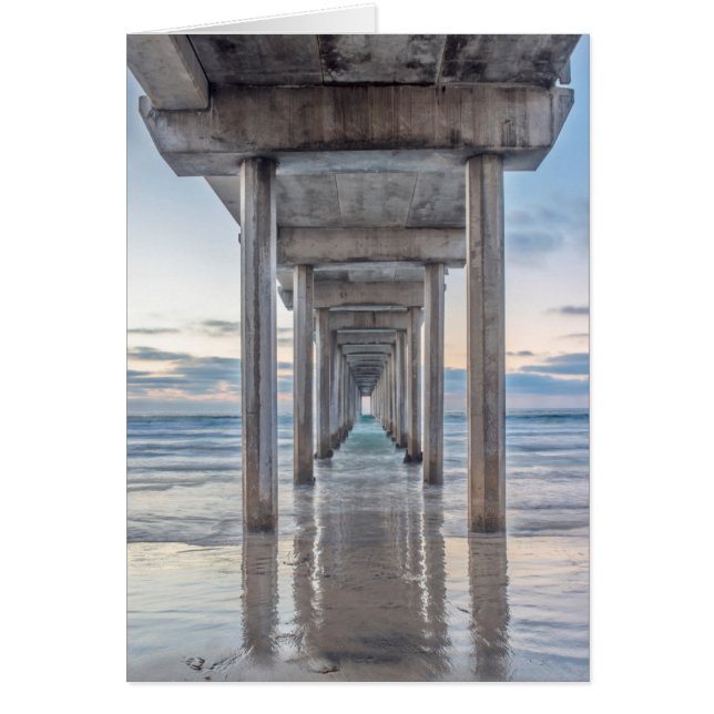 La Jolla, Scripps Pier Hälsningskort (Framsidan)