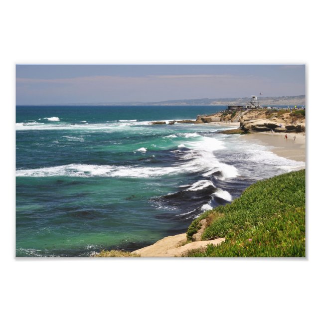 La Jolla shoreline Fototryck (Framsidan)