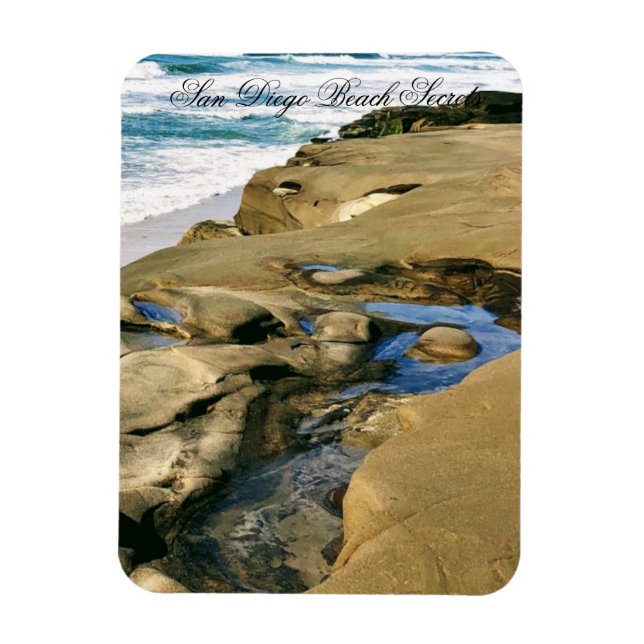 La Jolla Strand Beach Magnet (Vertikal)