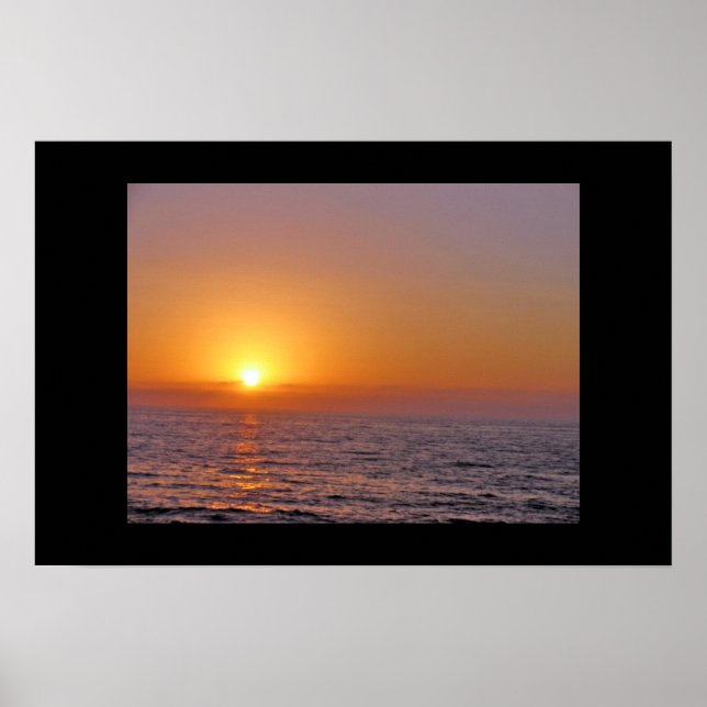LA JOLLA SUNSET POSTER (Framsidan)