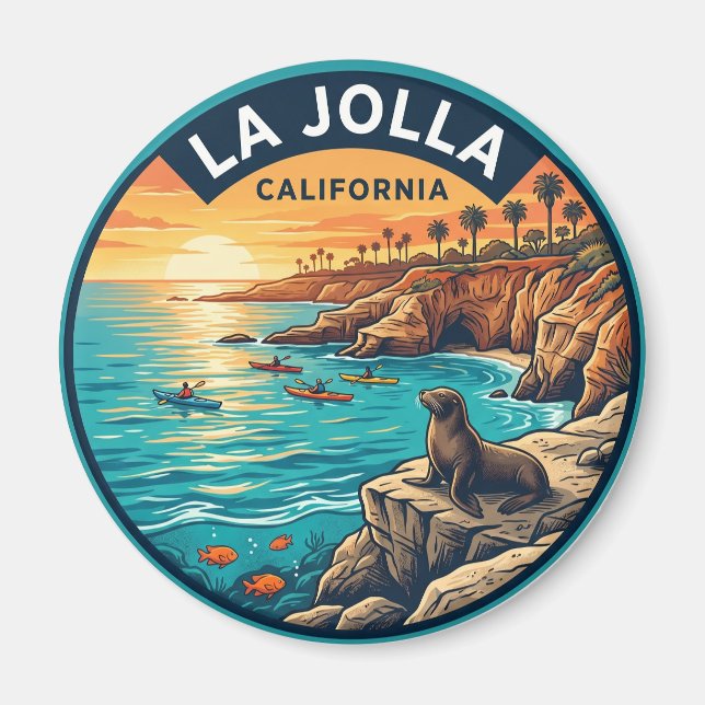 La Jolla USA Magnet (Framsidan)
