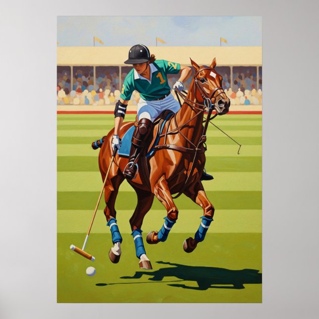 LA JOUEUSE DE POLO (Polo Player) - Original Ar Poster (Framsidan)