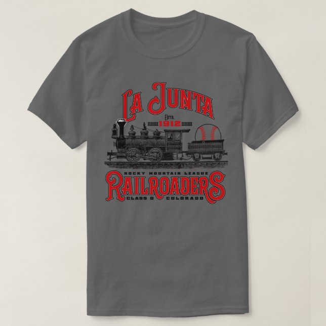 La Junta Railroaders T Shirt (Design framsida)