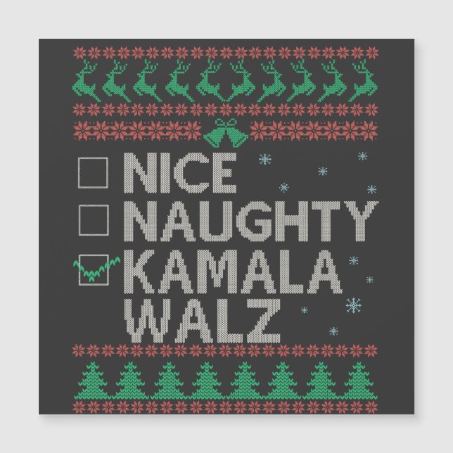 La Kamala Harris Fula Jultröja Val (Framsida)