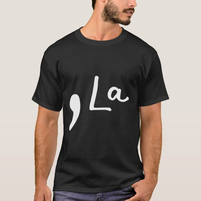La Kamala Harris Funny Democrat Support 2020 Biden T Shirt (Framsida)