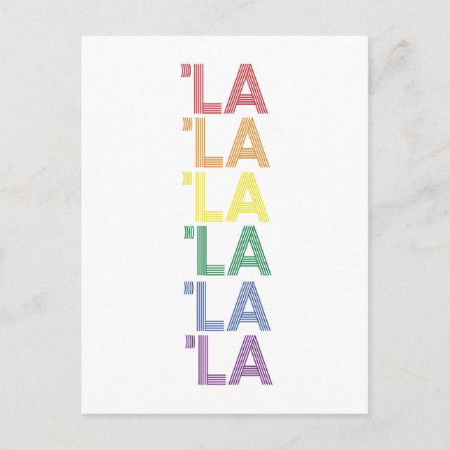 La Kamala Harris HBTQ Amerikanskt val  Vykort (Framsida)