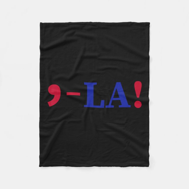 La Kamala Harris till president 2024 Funny Kamala  Fleecefilt (Framsidan)