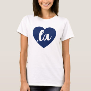 ,la KAMALA hjärtblå demokratisk text T Shirt