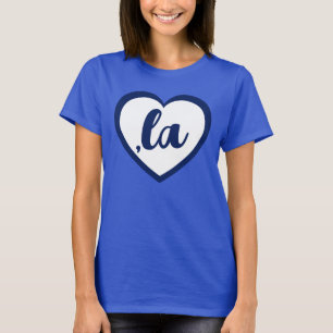 ,la KAMALA hjärtblå demokratisk text T Shirt