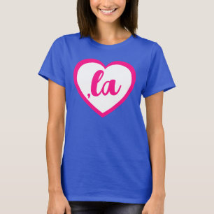 ,la KAMALA hjärtedemokratitext shock rosa T Shirt