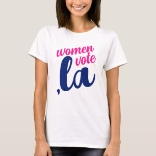 ,la Kamala-kvinnor röstar shock rosa blått T Shirt