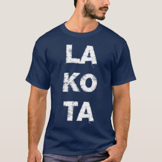 LA KO TA vit T Shirt