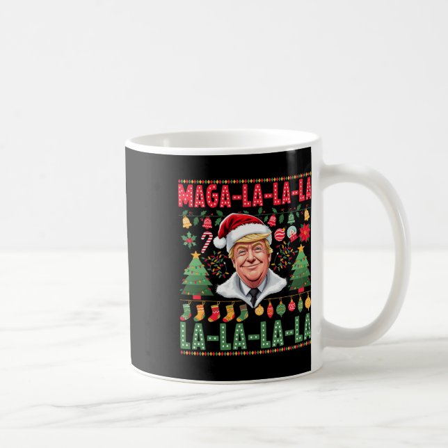 La La Donald Trump Potus 47 God jul 1 Kaffemugg (Höger)