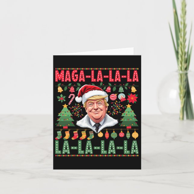 La La Donald Trump Potus 47 God jul 1 Kort (Framsida)