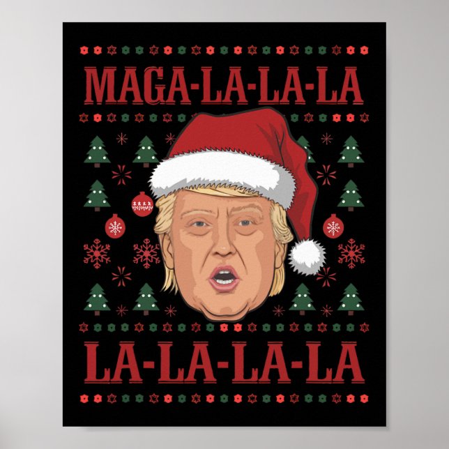 La La Donald Trump Potus 47 God jul 2 Poster (Framsidan)