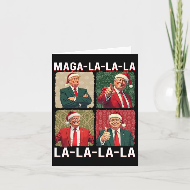 La La Donald Trump Potus 47 God jul 3 Kort (Framsida)