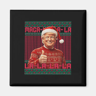La La Donald Trump Potus 47 God jul Swea Magnet
