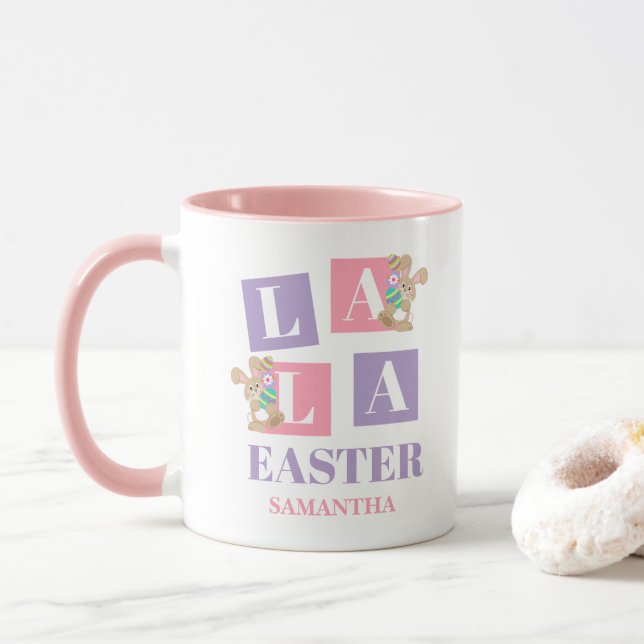 La La Easter Cute Spring Bunny Mug Mugg (Med munk)